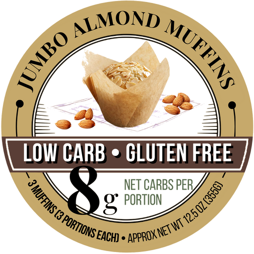 Jumbo Almond Muffins