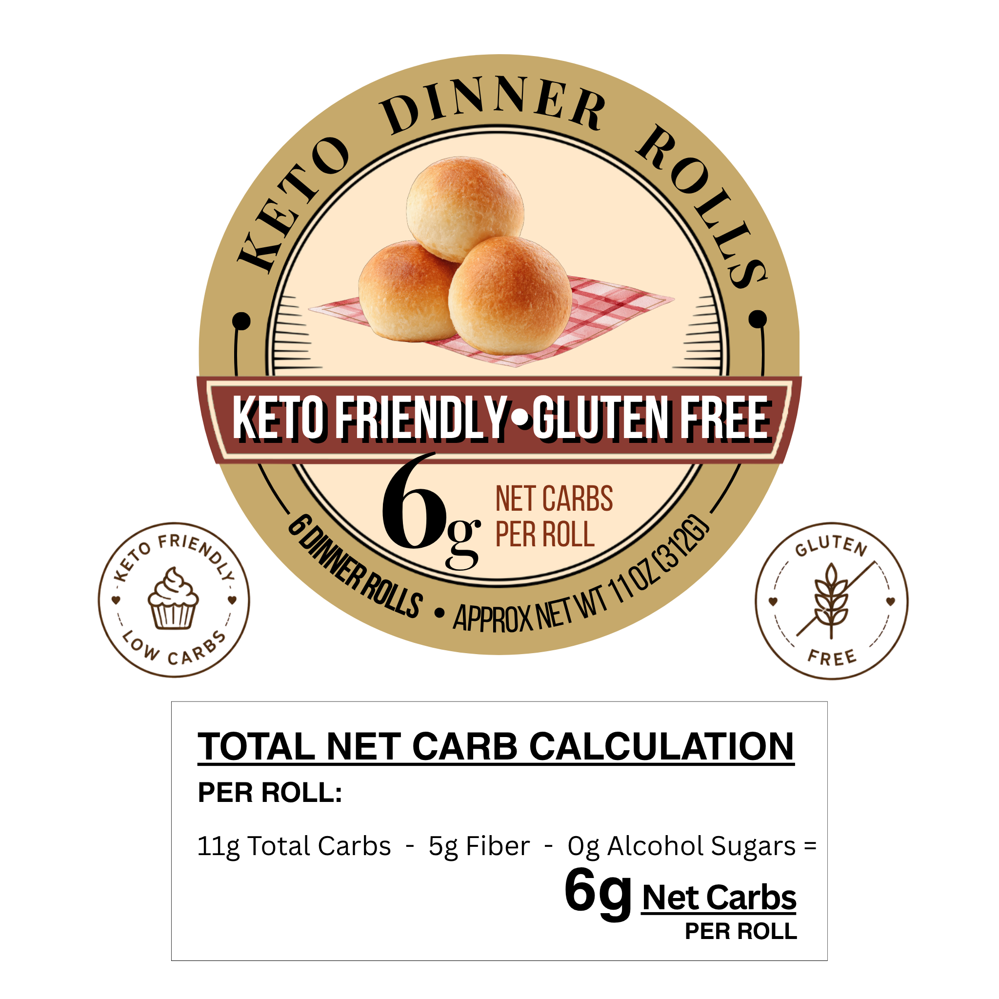 Keto Dinner Rolls