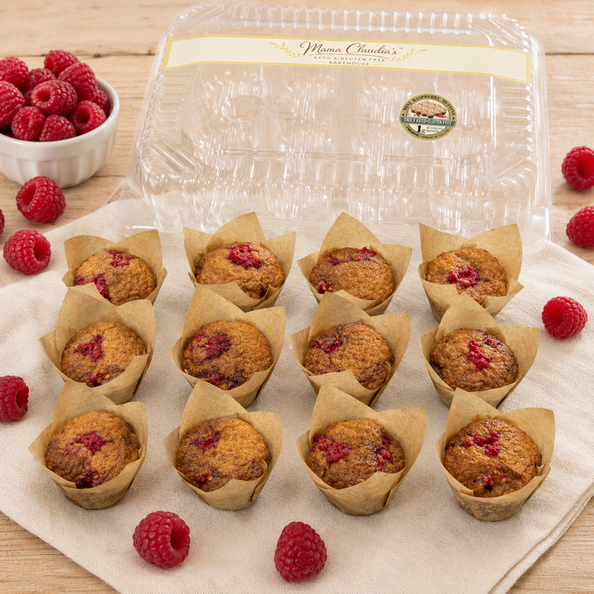 Raspberry Mini Muffins