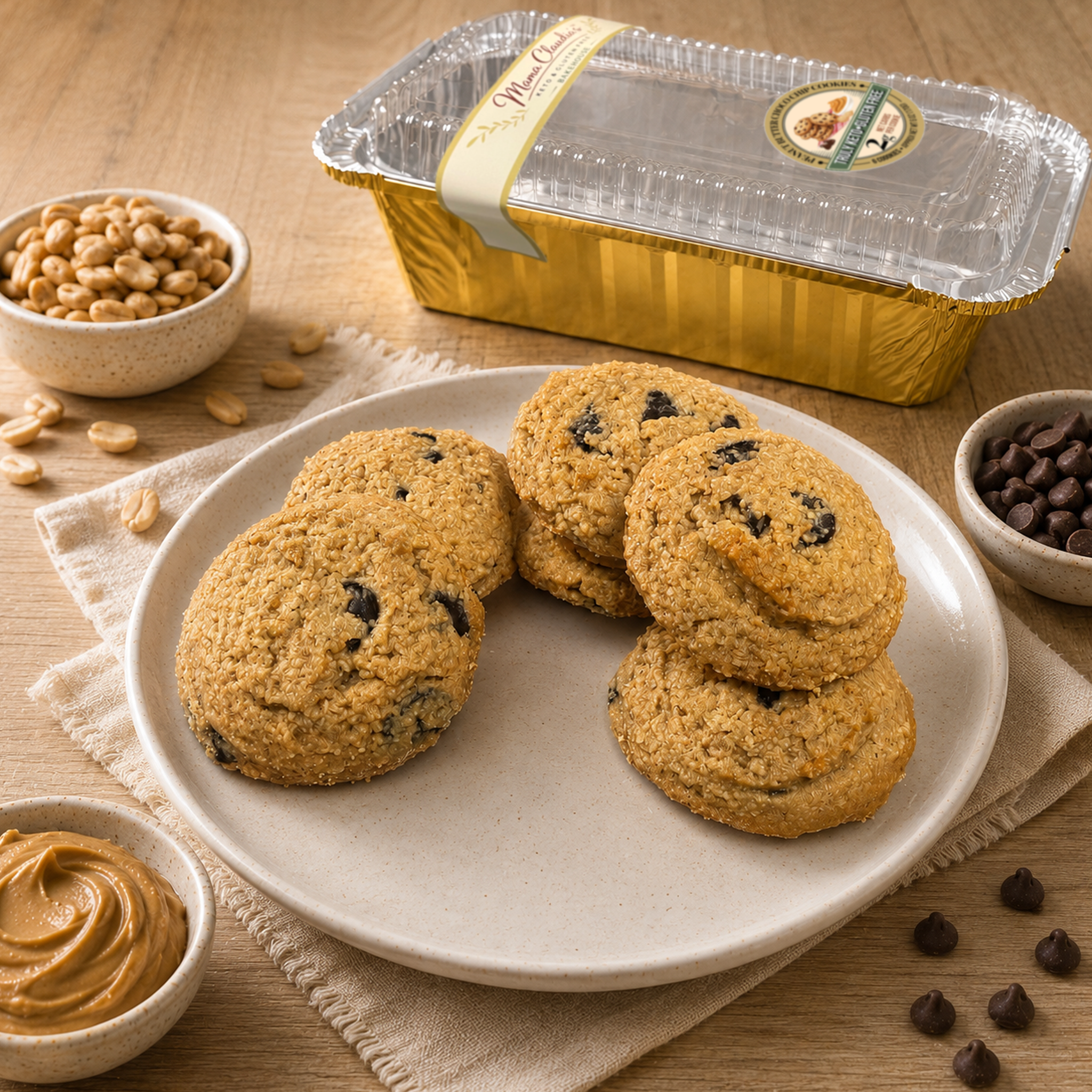 Peanut Butter Chocolate Chip Cookies