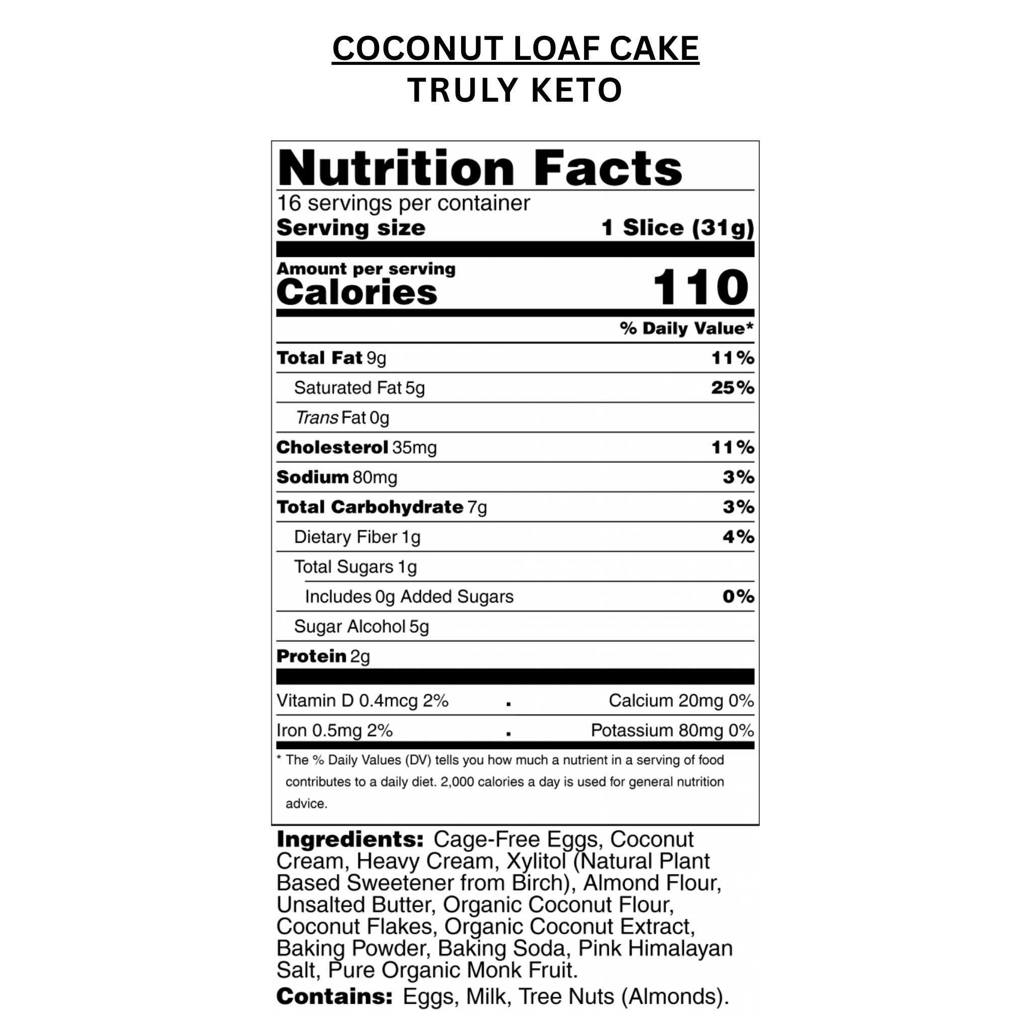 Coconut Loaf Cake