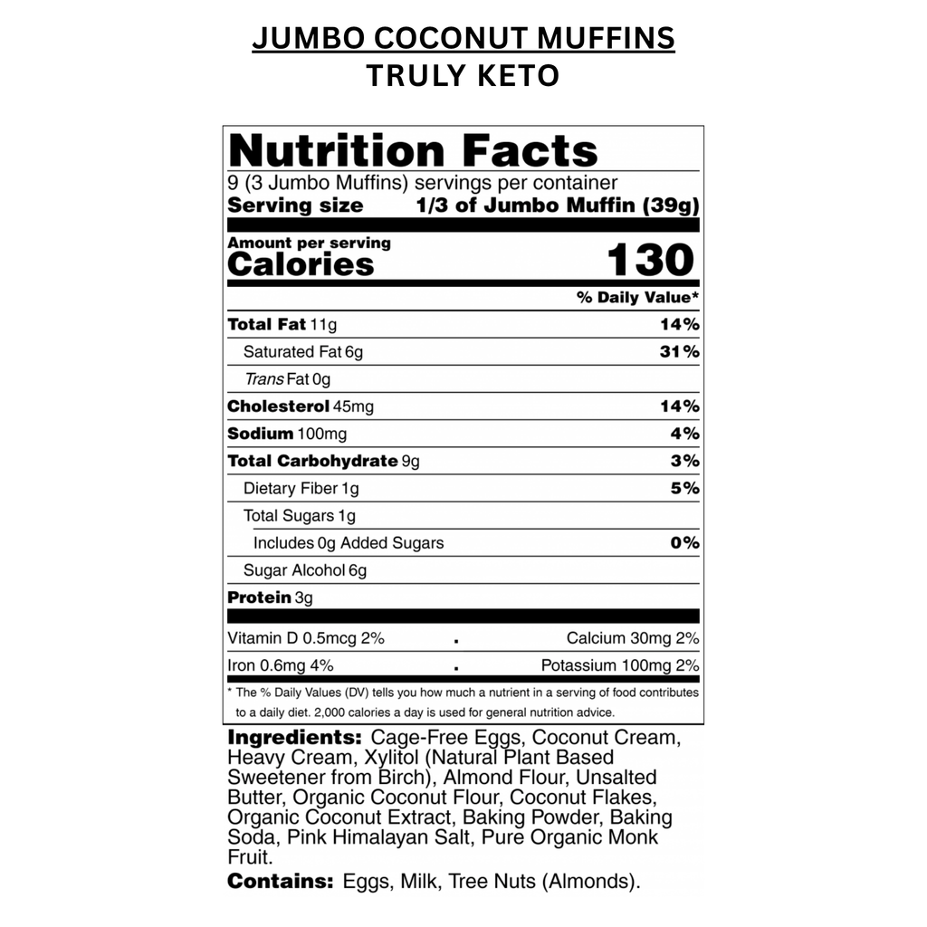 Jumbo Coconut Muffins