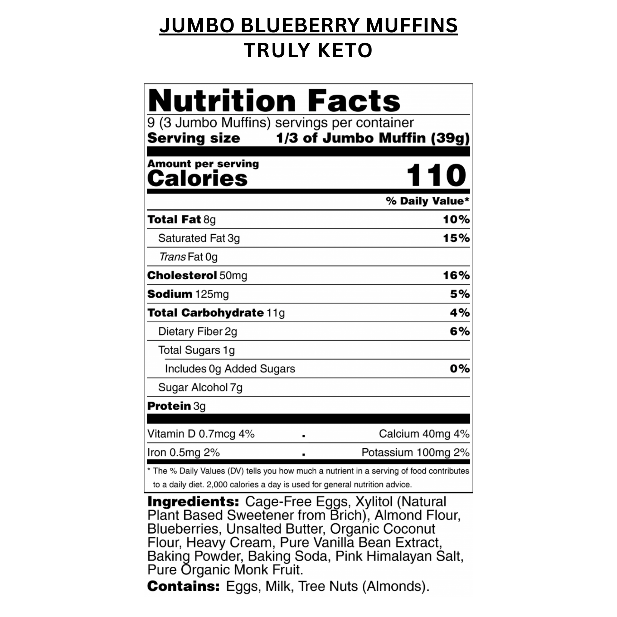 Jumbo Blueberry Muffins