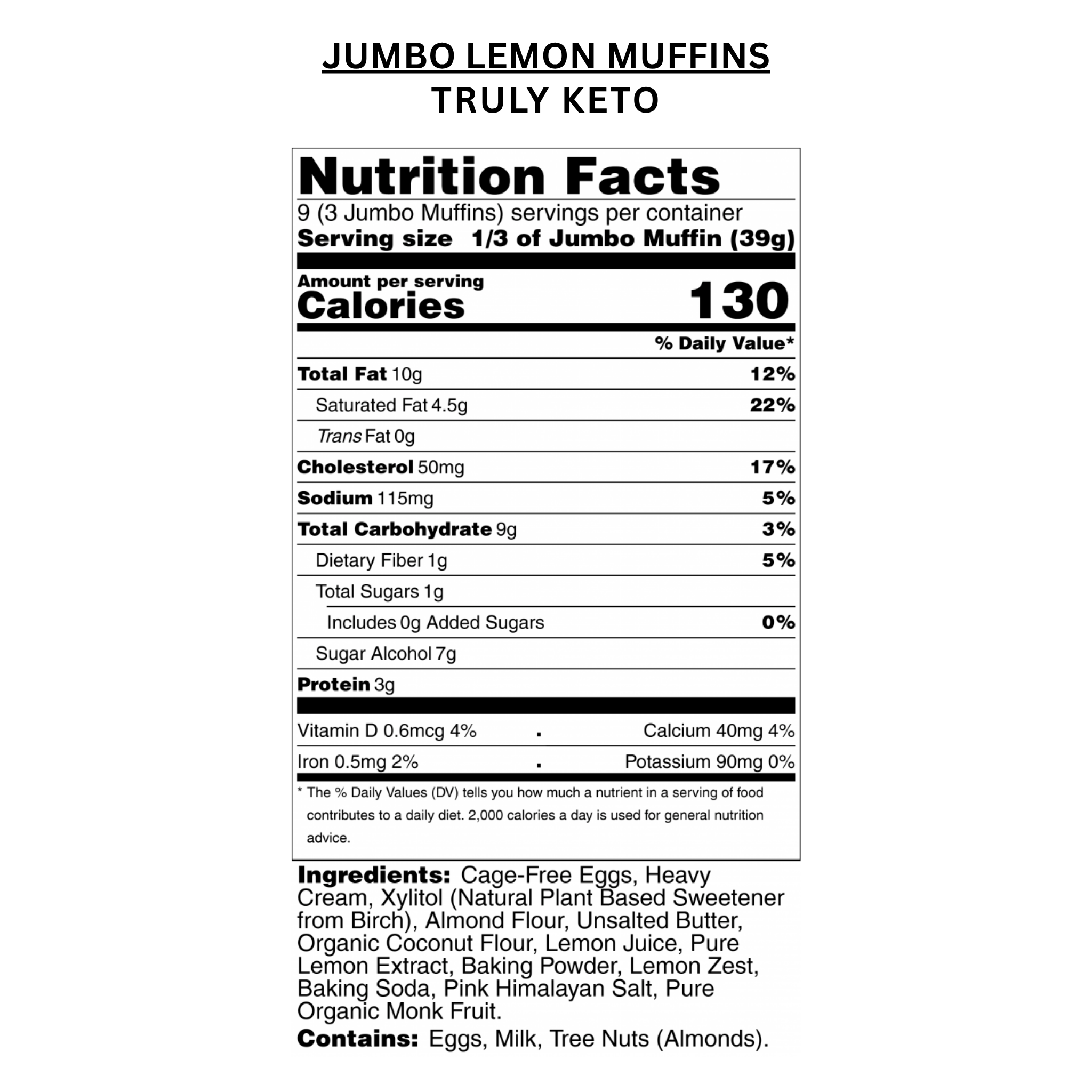Jumbo Lemon Muffins