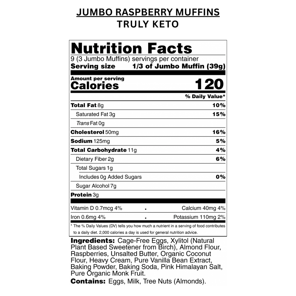 Jumbo Raspberry Muffins