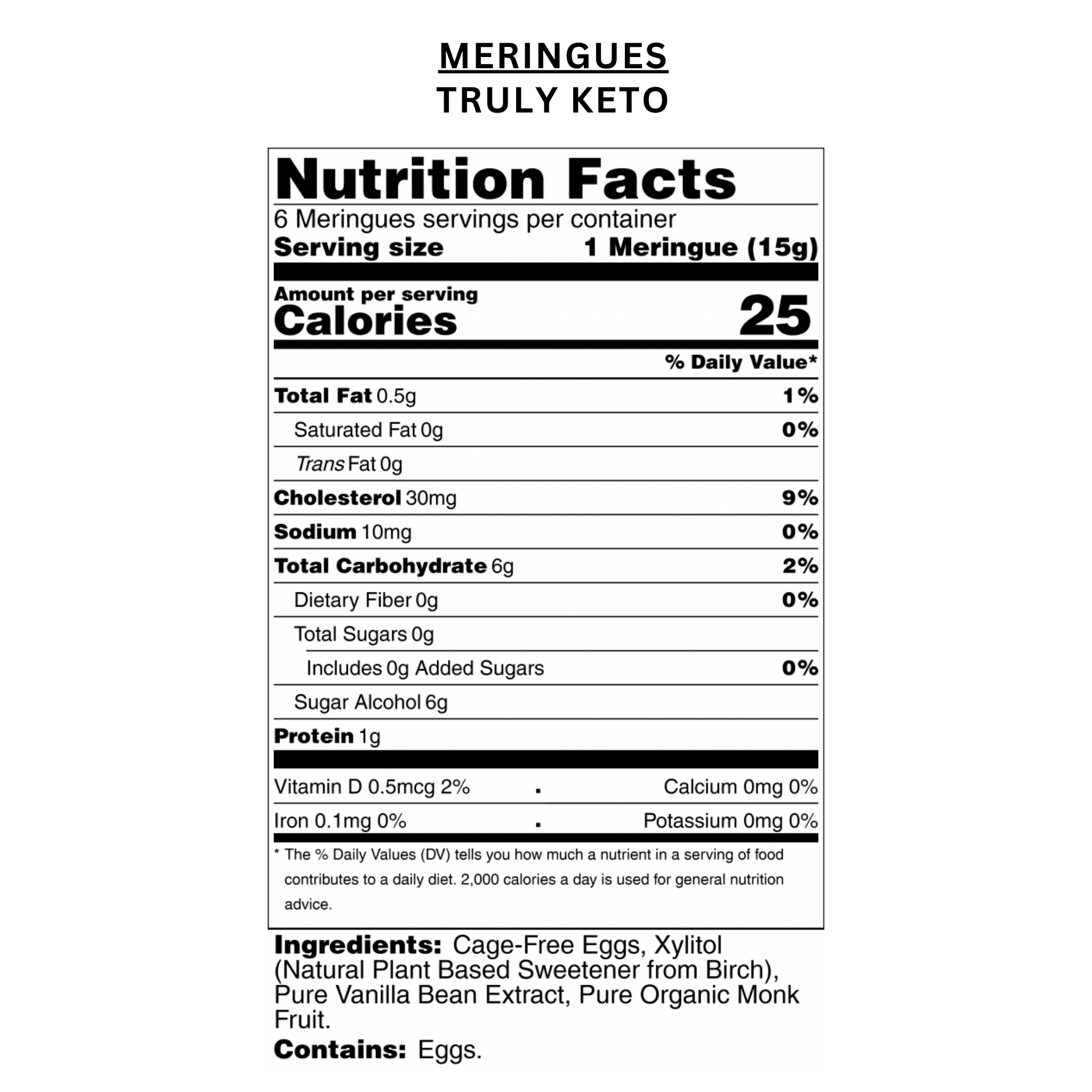 Keto Meringues