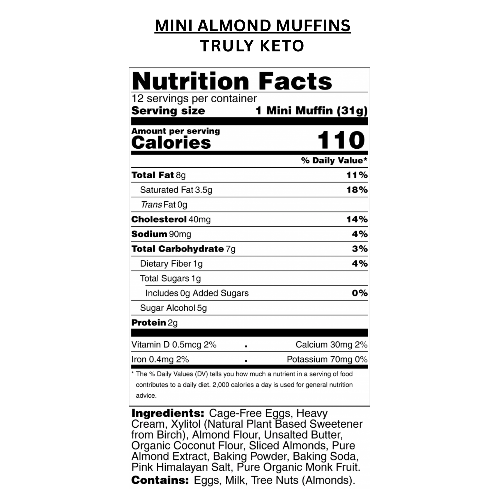Almond Mini Muffins